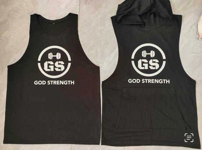 God Strength Sleeveless Hoodies